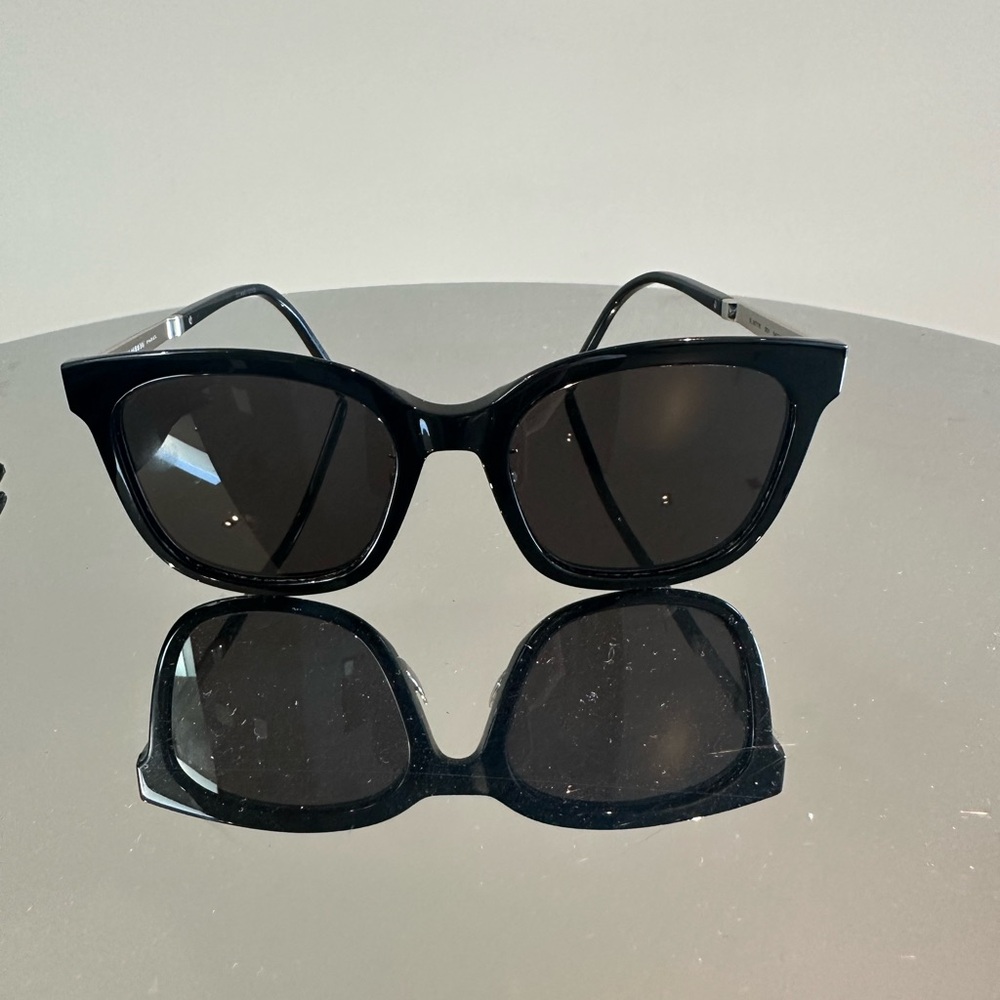 Saint Laurent Black Cat-Eye Sunglasses